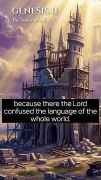 Genesis 11 | The Tower of Babel (1)