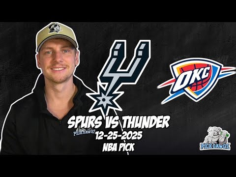 San Antonio Spurs vs Oklahoma City Thunder 12/25/25 NBA Free Picks & Prediction | NBA Betting Tips