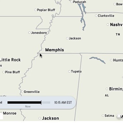 Commander Chuck on Instagram: "AccuWeather Memphis Radar Scan at 7:51am CT. https://www.accuweather.com/en/us/chattanooga/37402/weather-radar/331086"