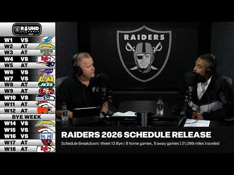 Raiders 2026 Schedule Release Roundtable