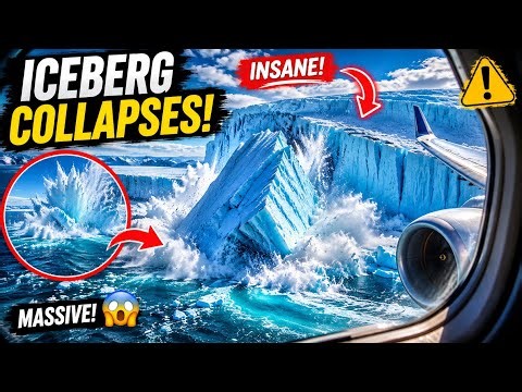 Glaciers Melting: The Hidden World Beneath the Ice || This Arctic Iceberg Collapse So Fast
