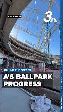 Inside look: A’s Las Vegas Strip ballpark dome rises as construction advances