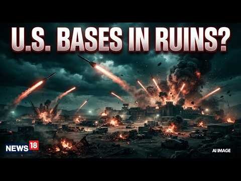 US Bases In Ruins? | Bombs, Missiles, Airstrikes Shatter US Army HQs In Kuwait, Bahrain | N18G