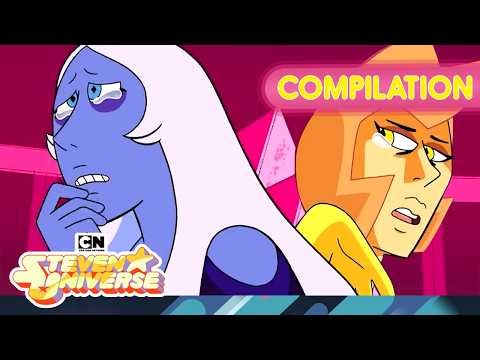 Rise of the Diamond Authority 🌈💎 | White Yellow Blue Pink 💗💙💛 | Steven Universe | Cartoon Network