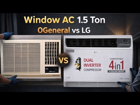 LG vs OGeneral: 1.5 Ton Window AC Comparison
