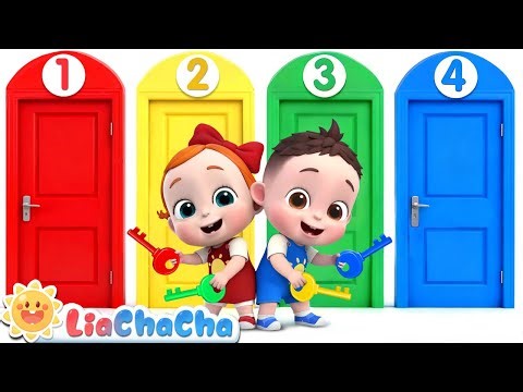 Colorful Escape Rooms | Learn Colors | Floor Is Lava | Nursery Rhymes & Kids Songs | LiaChaCha