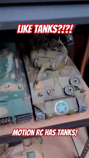 What's your favorite tank?!?! Motion RC has a ton of beautiful RC Tanks available now! #rc #rctanks