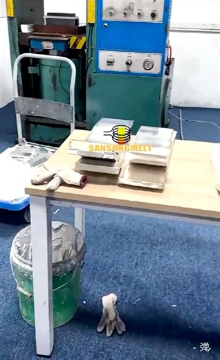 SanSongMelt- Mint Bars Coins Machine Logo Stamping Machine