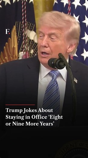 Trump Jokes About Staying in Office ‘Eight or Nine More Years’ | N18G