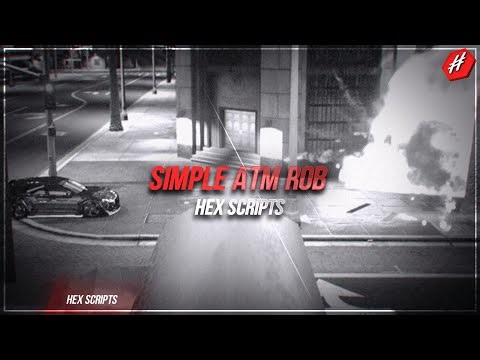 [ESX/QBCORE/STANDALONE] HEX SIMPLE ATM ROB