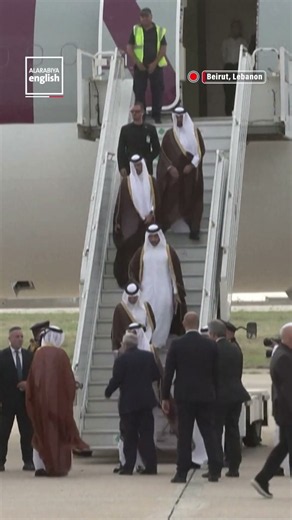 Qatari PM Arrives in Beirut