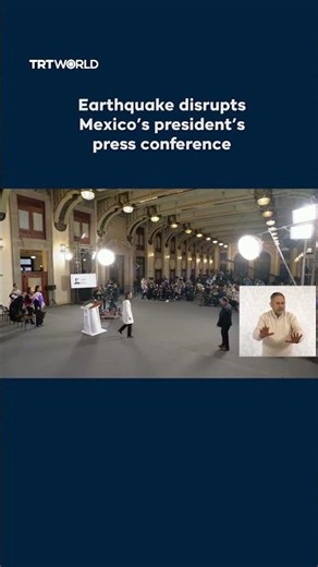Earthquake disrupts Mexico’s president’s press conference