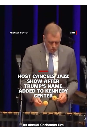 Chuck Redd, the longtime host of the Kennedy Center’s annual Christmas Eve jazz performance said he canceled the concert following the board of trustees’ move to rename the facility for both the 35th president and President Donald Trump. CNN's Marshall Cohen reports.