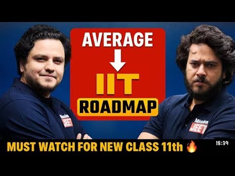Average Student to IIT Roadmap 🔥| Must Watch for Class 10th to 11th Students