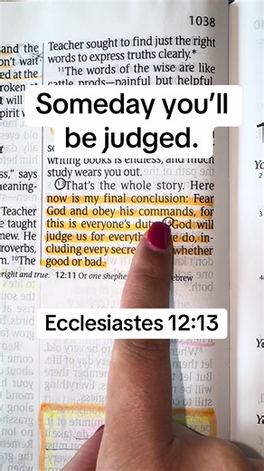 Ecclesiastes 12:13 Meaning — Someday You’ll Be Judged