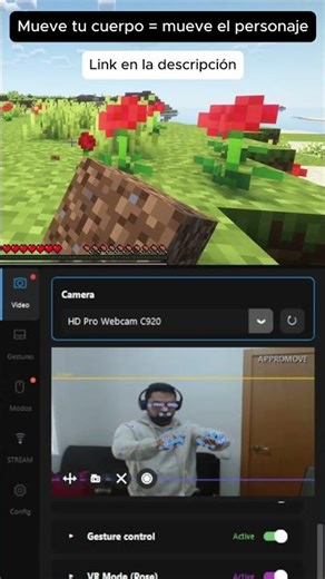 Juega Minecraft SOLO con tu Manos Sin Teclado ni Mouse