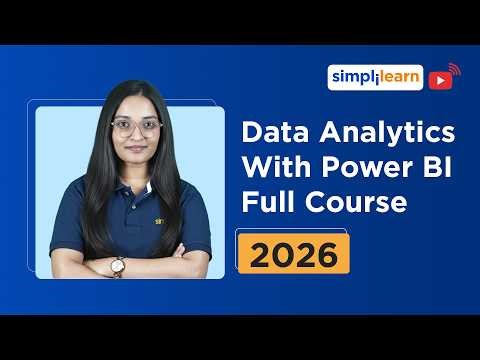 Data Analytics With Power BI Full Course 2026 [FREE] | Power BI Tutorial For Beginners | Simplilearn