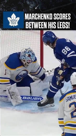 Marchenko scores BETWEEN THE LEGS goal! 🤯