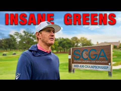 This Tournament Had Augusta-like Greens, Undulating and FAST!