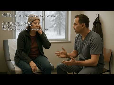 Head and Neck Pathology, Pathology, USMLE Step 1 - Full Vignette with Extended Explanations