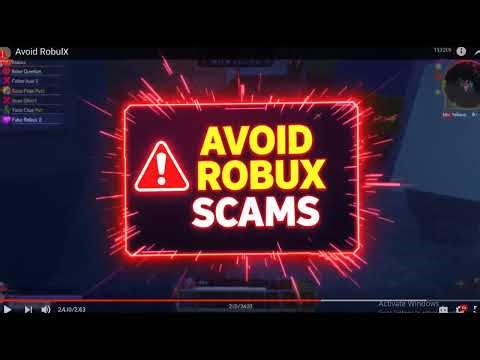 How to stop getting scammed by fake Robux games in Roblo