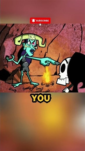 This how grim ended up with Billy and Mandy 🤓😨😱#billy#mandy#grim