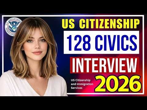2026, New 128 Civics Test RANDOM order I 128 Civics Questions and Answers | 128 Civics Test #n400