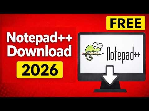 How to Download Notepad++ for Windows FREE Latest Version 2026 | Download the Notepad | notepad++ dl