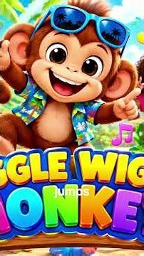 🐵 WIGGLE WIGGLE MONKEY! 🎵 | Fun Kids Dance Song with Children's Choir | Sing & Dance!