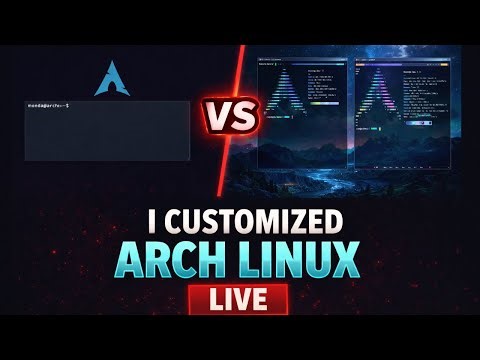 Customizing Arch Linux LIVE — Chat Controls My Setup