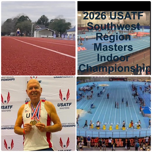 7 days until competing at the University of Houston USATF Southwest Masters / Open Indoor Championships (ages 25 & older) on January 25th. Hebrews 12:1 - ‘Running with endurance the race that is set before us’. #txkchiropracticsportsandwellness #pursuingJesusChristdaily #76yearsoldonraceday | Ken Endris