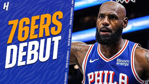 LeBron James Makes His Philly Debut! 👑