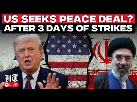 LIVE | After 3 Days of Bombing Iran, US Pushes MoU? 'Truce Over But Committed To Peace'