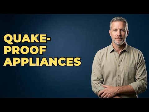 How to Secure a Washer and Dryer for an Earthquake?