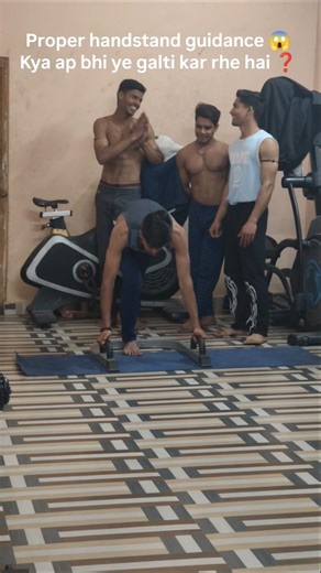 handstand silly mistake watch this complete video 🫵।।।