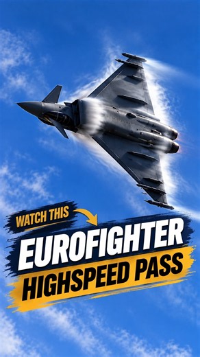 This Eurofighter Came in FAST 🔥#eurofighter #eurofightertyphoon #afterburner #fighterjet