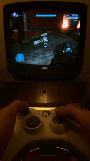 Halo 3 Walkthrough Part 136 (Xbox 360 CRT TV) #halo #halo3 #bungie #xbox #xbox360