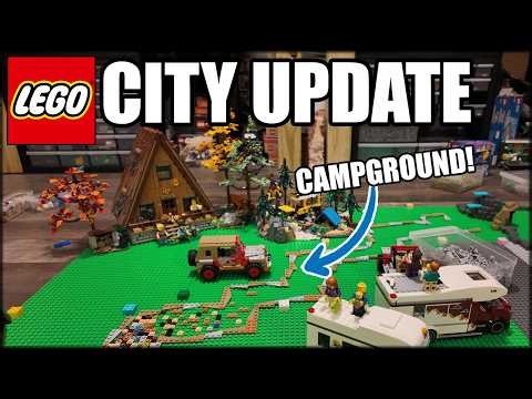 Big Progress on the Campground & Creek! LEGO City Update!
