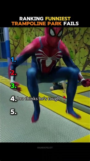 Ranking funniest trampoline park fails😂😂 #ranking #funny #trampoline #trampolinepark #fail #fails