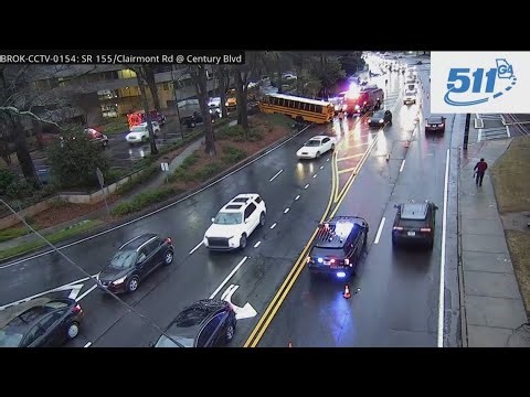 4 students taken to hospital after school bus crash in Brookhaven