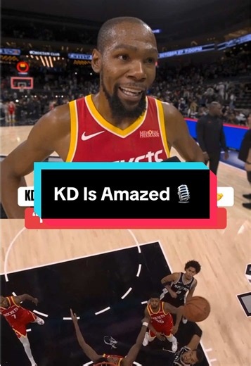 KD Hypes Amen Thompson's Game-Saving Block: