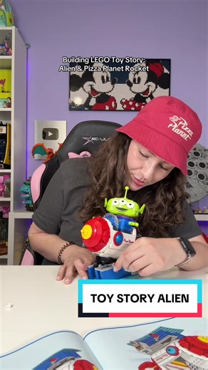 they finally made the alien!!! 🍕🪐 this releases May 1st AND I LOVE IT SO MUCH!! #gifted #lego #rlfm #toystory #43307