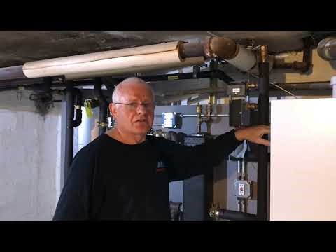 Review and explanation of the viessmann Vitodens boiler installation.