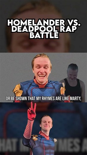 DEADPOOL VS. HOMELANDER RAP BATTLE RAP BATTLE #rapbattle #memes #marvel #theboys
