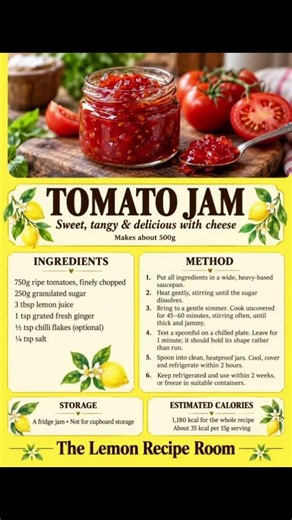 🍅 Tomatoes… in a jam? Absolutely!