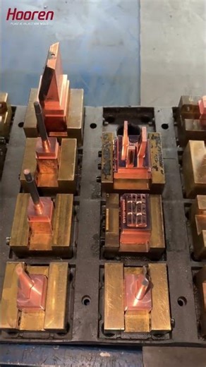 CNC Machining of Copper Electrodes for Plastic Injection Molds | HoorenMold #injectionmolding #cnc