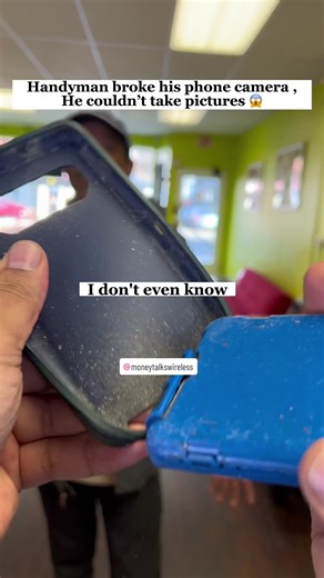 Handyman Broke His Phone ,We Gave Him a New Phone 🫣 #handyman #foryou #ct #fyp #igotchu #foryourpage #appleiphone #phonerepair #bridgeportct #android #samsunggalaxy #DanceWithTurboTax