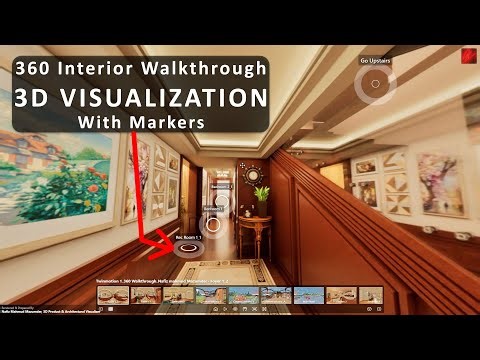360° Immersive Interior Walkthrough | Modern 2-Story Home | Blender + Twinmotion 3D Visualization