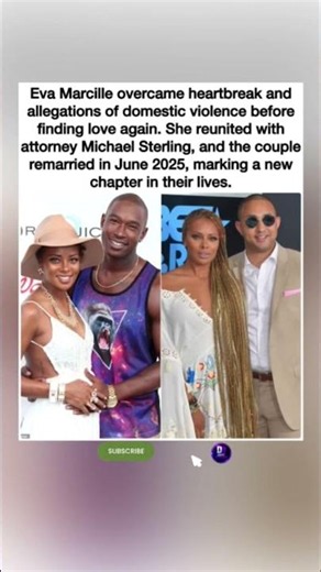 💍 Eva Marcille reunites with Michael Sterling and remarried in June 2025.#shorts #news
