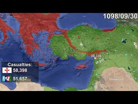 The First Crusade using Google Earth